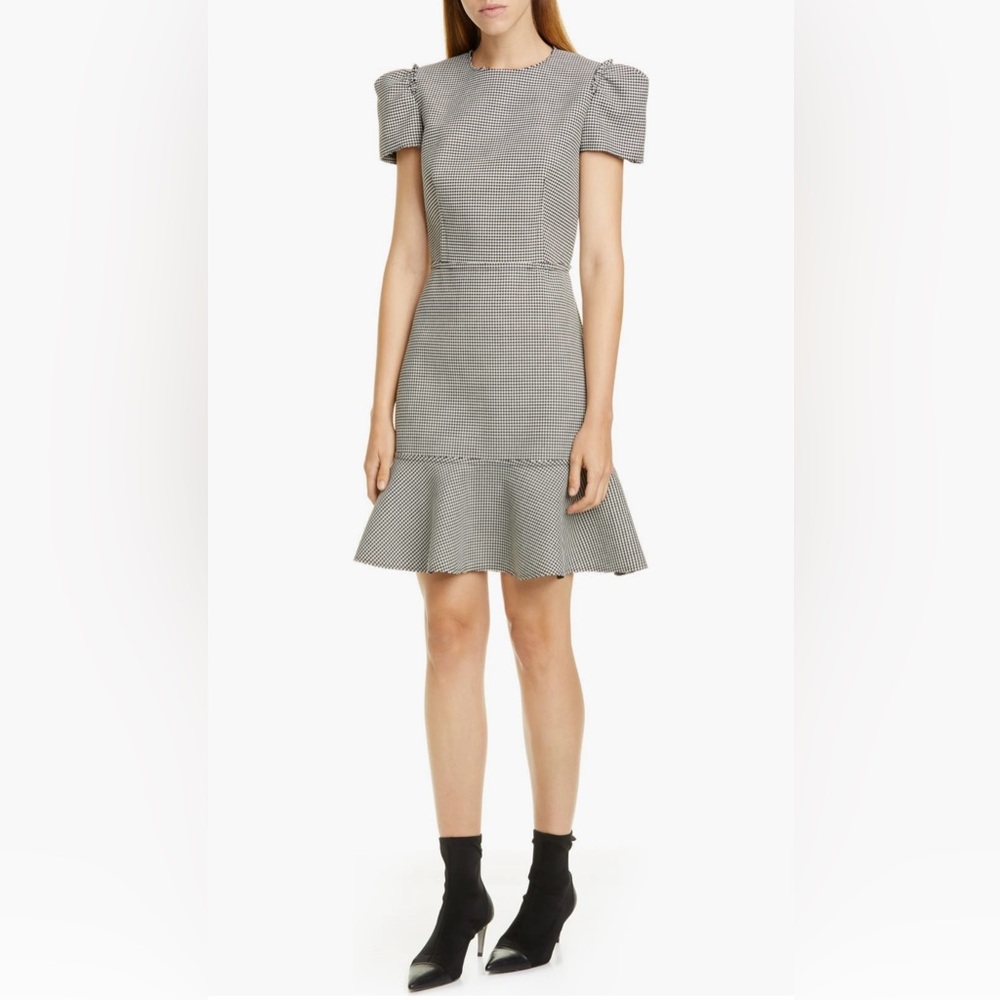 Jason Wu Black and White Houndstooth Dress